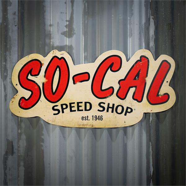 Script Tin Sign, Large