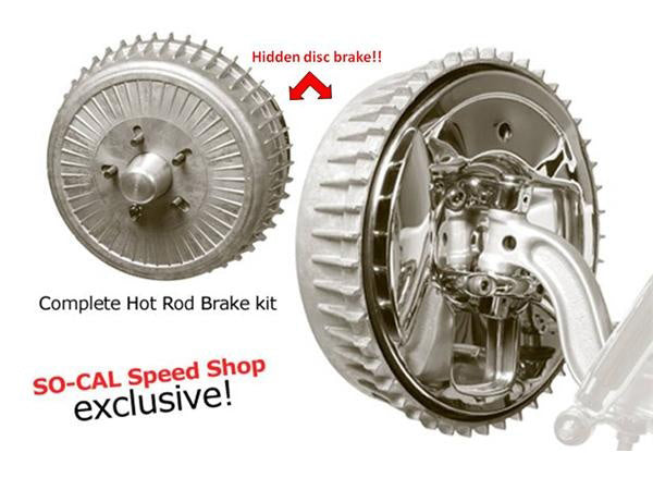 SO-CAL Speed Shop Hot Rod Front Brakes (featuring a concealed disc brake)