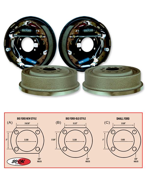 9-inch Ford 'Police Special' Rear Drum Brakes