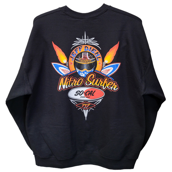 Nitro Surfer Helmet Logo Crew Neck Sweatshirt