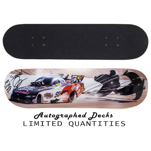 Nitro Surfer Dragster Autographed Skate Deck