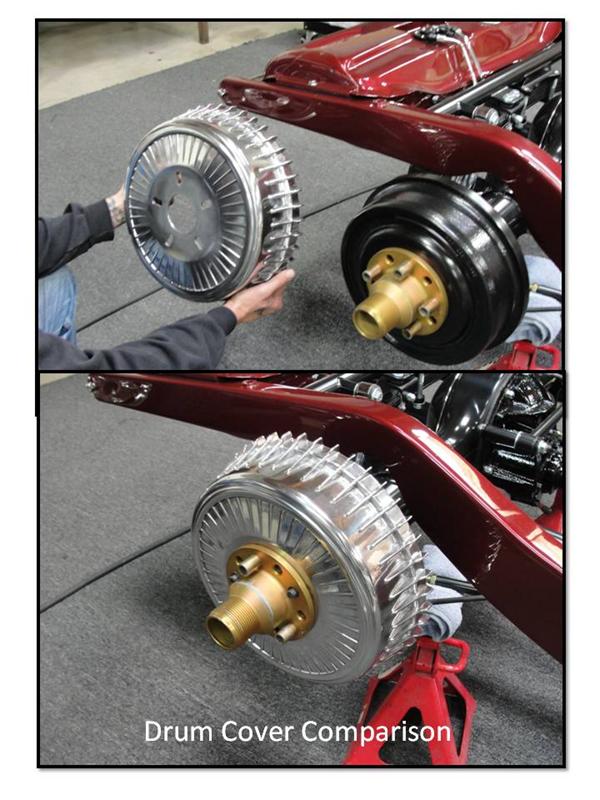 SO-CAL Speed Shop Hot Rod Brake Rear Drum Covers (sold in pairs)