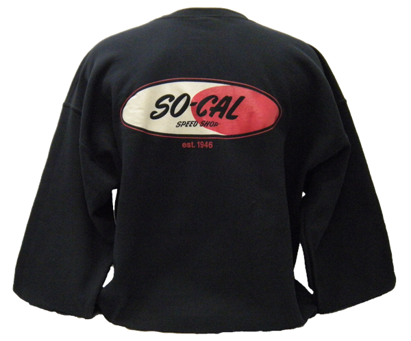 SO-CAL Speed Shop Logo Crew neck Sweatshirt, Black