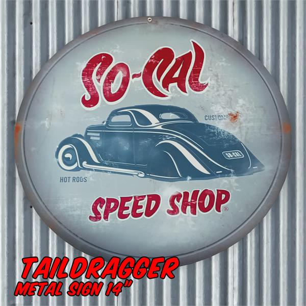 Tail Dragger Tin Sign
