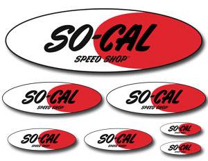 SO-CAL Speed Shop Logo Decal Sheet